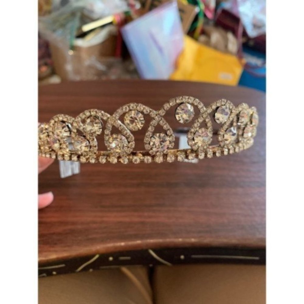 Sparkling Silver & Crystal Tiara